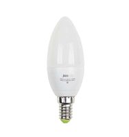 Лампа светодиодная PLED-ECO-C37 5Вт свеча 3000К тепл. бел. E27 400лм 230В | Код. 2855312A | JazzWay